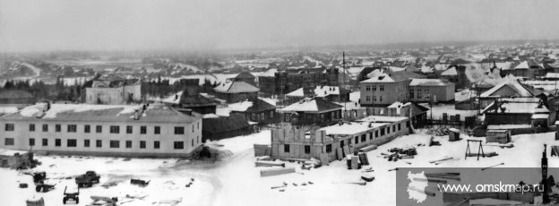 Панорама с. Седельниково 60е годы.