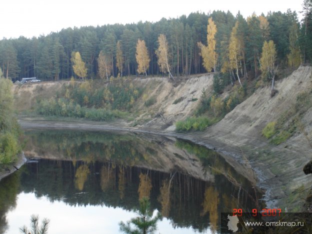 Река Тара в Окунево