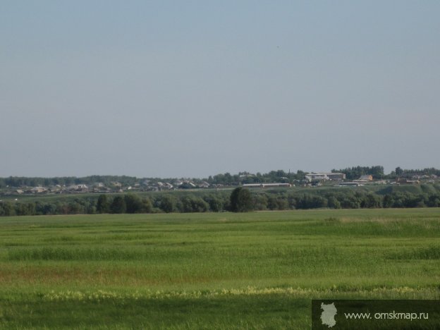 Вид на село Серебрянное