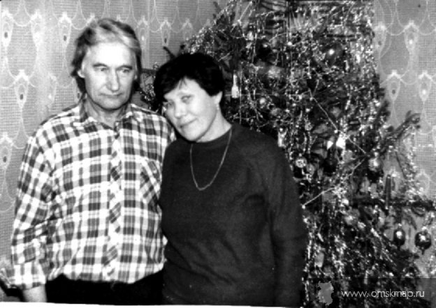 Николай Яковлевич Ананьев с женой