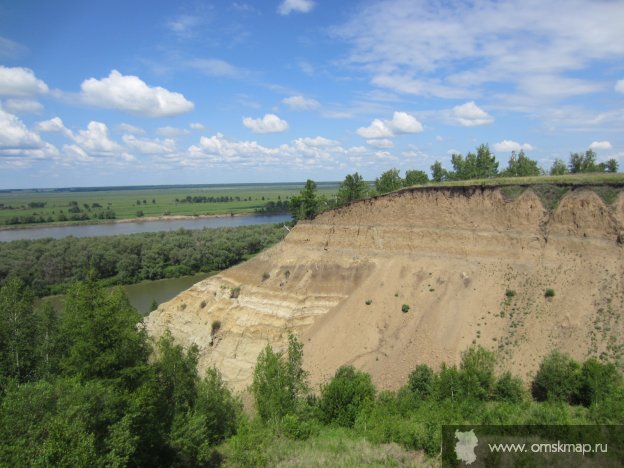 Лог ниже по течению Иртыша