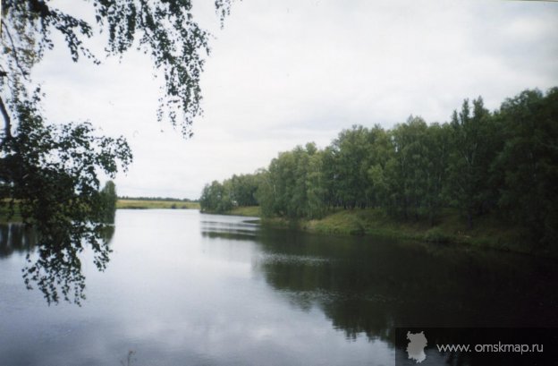 Пруд  села  Евгащино