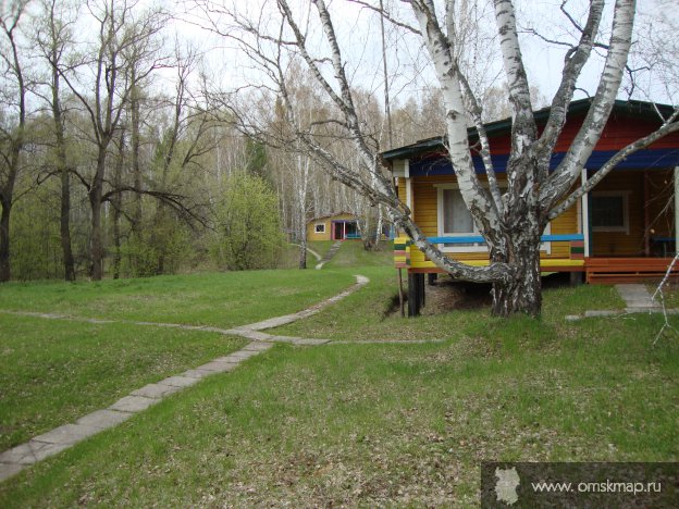 Бунгало под пальмой... Березка у домика