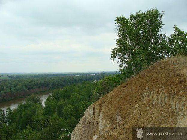 Берег Иртыша, село Пустынное