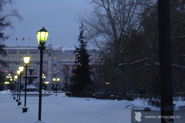 Омск. Зима